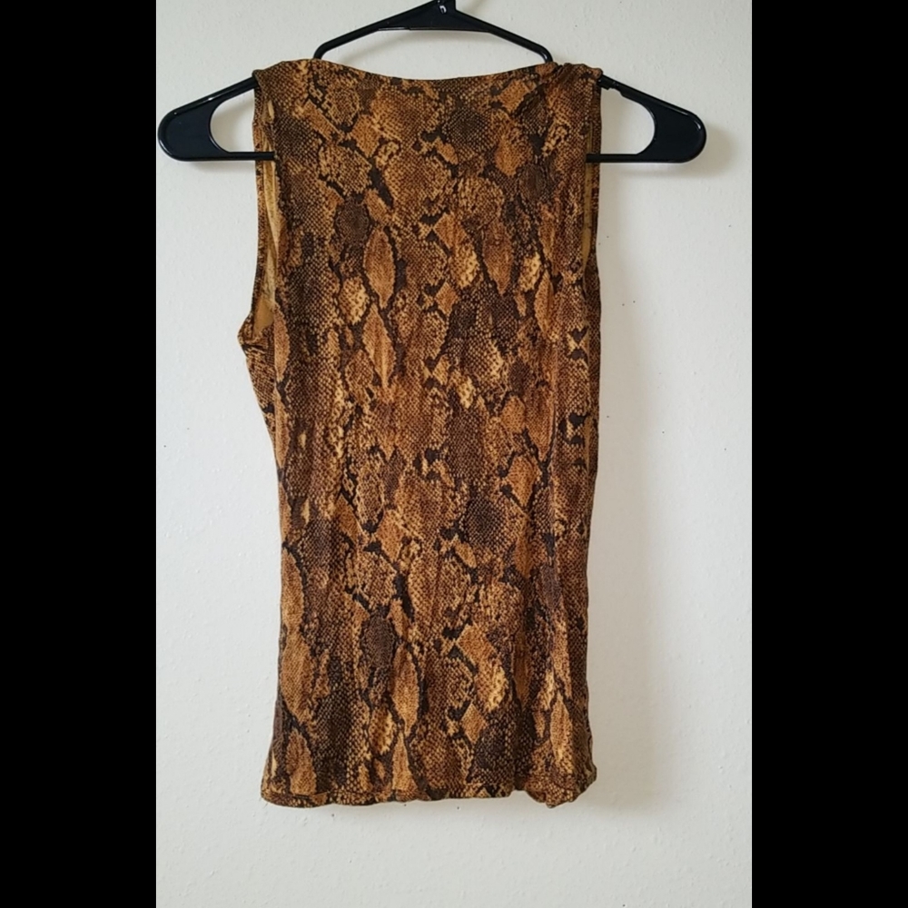 H&M Snakeskin Drape Top - Picture 9 of 9